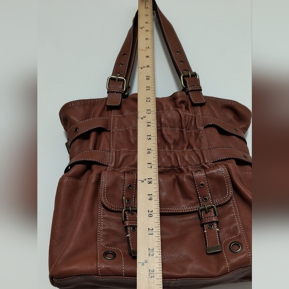 Hype Boho Leather Tote Bag / Price Dropped! - Picture 6 of 8